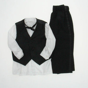 Calla Boys Black | White Special Occasion Outfit size: 12-18 Months